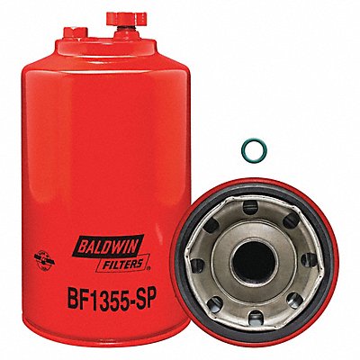 BALDWIN FILTERS BF1355SP Fuel/Water Separator 8-7/8x4-11/16 In