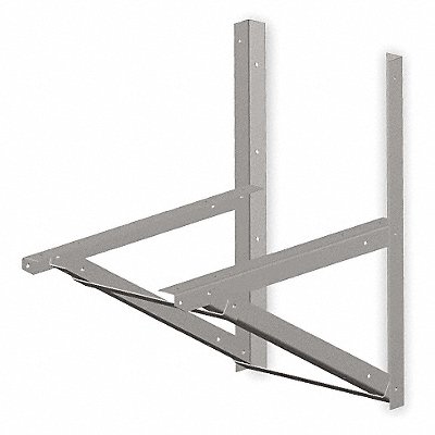 MI-T-M AW95010000 Wall Mounting Bracket 2 Hx22 Wx36 In L