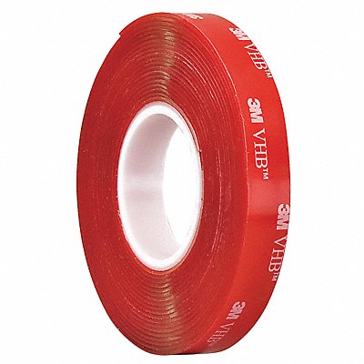 3M 4910 Double Sided VHB Tape 5 yd L 1/2 W