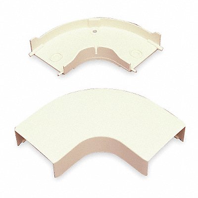 LEGRAND PN05F11V Flat Elbow 90 Deg Ivory PVC Elbows