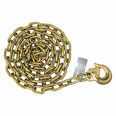 B/A PRODUCTS CO. N7113212 G70 Latched Hook Chain w/Plain End 12 L