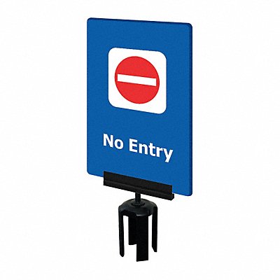 TENSABARRIER S14P237X11VHDSB170133 Acrylic Sign Blue No Entry