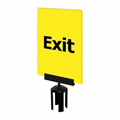 TENSABARRIER S03P357X11VHDSB170133 Acrylic Sign Yellow