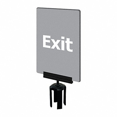 TENSABARRIER S03P367X11VHDSB170133 Acrylic Sign Grey