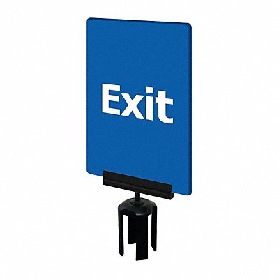 TENSABARRIER S03P237X11VHDSB170133 Acrylic Sign Blue