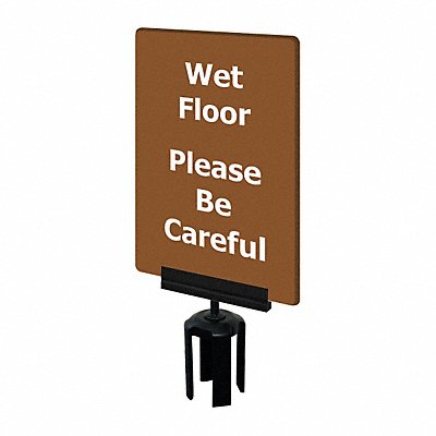 TENSABARRIER S08P467X11VHDSB170133 Acrylic Sign Brown Wet Floor