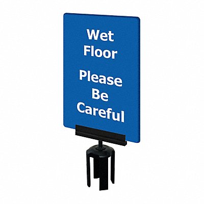 TENSABARRIER S08P237X11VHDSB170133 Acrylic Sign Blue Wet Floor