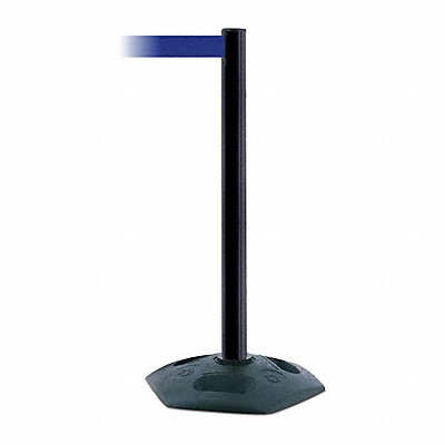 TENSABARRIER 88633STDNOL5XC D0032 Barrier Post with Belt 7-1/2 ft L Blue