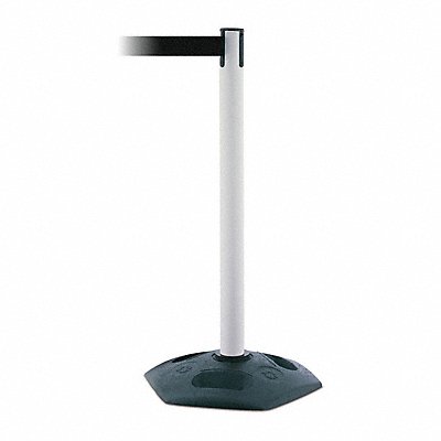 TENSABARRIER 88632STDNOB9XC D0032 Barrier Post with Belt 7-1/2 ft L Black