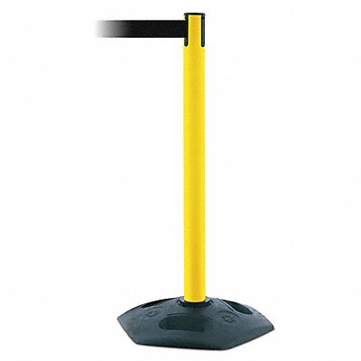 TENSABARRIER 88635STDNOB9XC D0032 Barrier Post with Belt 7-1/2 ft L Black