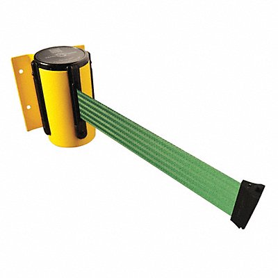TENSABARRIER 896STD35STDNOG6XC D0087 Belt Barrier Yellow Belt Color Green