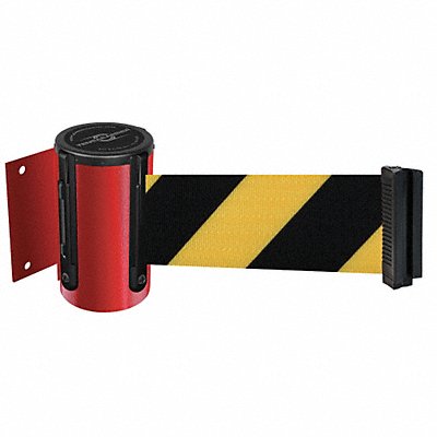TENSABARRIER 896STD21STDNOD4XC D0087 Belt Barrier Red Belt Yellow/Black