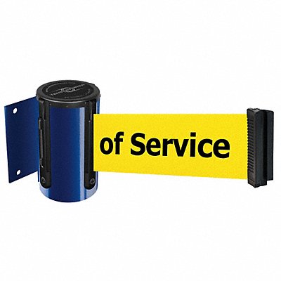 TENSABARRIER 896STD23STDNOYEXC D0088 Belt Barrier Blue Belt Color Yellow