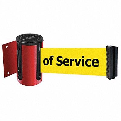 TENSABARRIER 896STD21MAXNOYEXC D0095 Belt Barrier Red Belt Color Yellow
