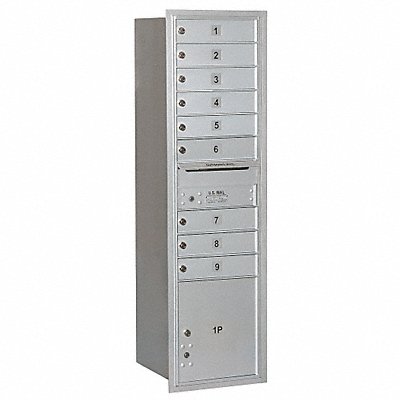 SALSBURY INDUSTRIES 3716S09AFU Standard Mailbox 9 Doors
