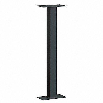 SALSBURY INDUSTRIES 4865BLK Standard Post Black