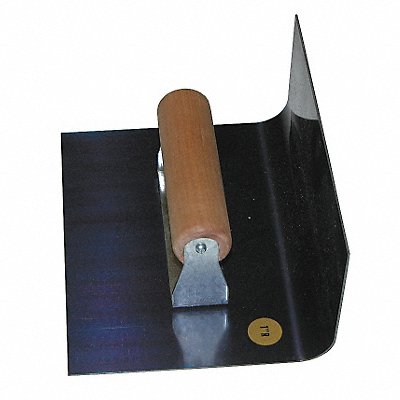 TOUGH GUY 3YPD6 Cove Trowel 7 1/2inL 5 3/4inW Blue Steel