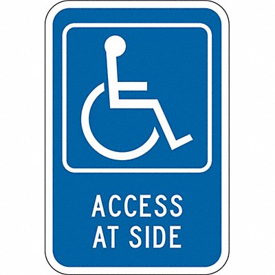 LYLE HC01212HA Access At Side Parking Sign 18 x 12
