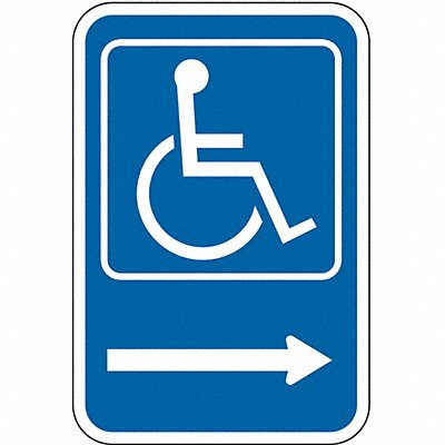 LYLE HC014R12HA ADA Handicapped Parking Sign 18 x 12