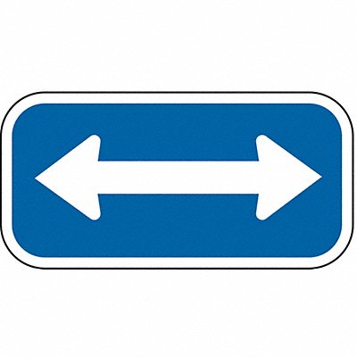 LYLE AR00712HA Arrow Supplemental Parking Sign 6 x 12