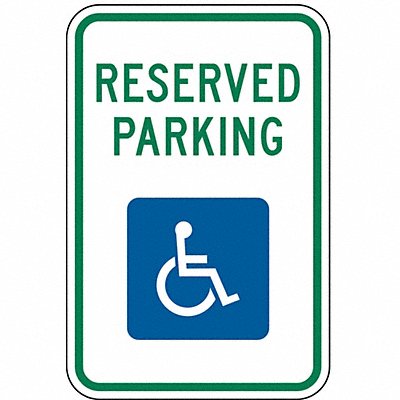 LYLE R7812HA Reserved Parking Parking Sign 18 x 12