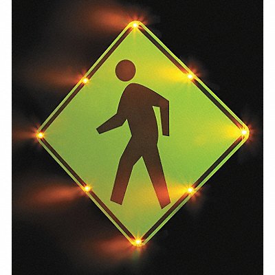 TAPCO 218000254 LED Traffic Sign Aluminum 30 x 30