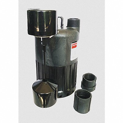 DAYTON 3YU69 HP 1/4 Sump Pump Vertical Float