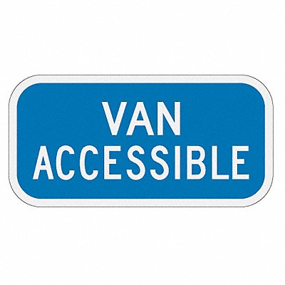 LYLE FD02B D9787 Van Accessible Parking Sign 6 x 12