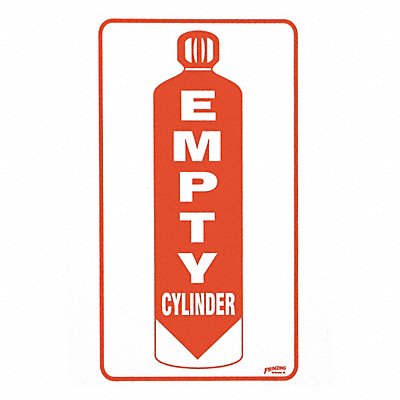 BRADY SM573E Safety Sign 5 inx7 in Magnetic Vinyl