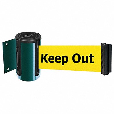TENSABARRIER 896STD28MAXNOYDXC D0095 Belt Barrier Green Belt Color Yellow