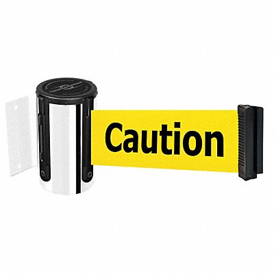 TENSABARRIER 896STD1PMAXNOYAXC D0097 Belt Barrier Chrome Belt Color Yellow