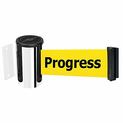 TENSABARRIER 896STD1PMAXNOYCXC D0097 Belt Barrier Chrome Belt Color Yellow