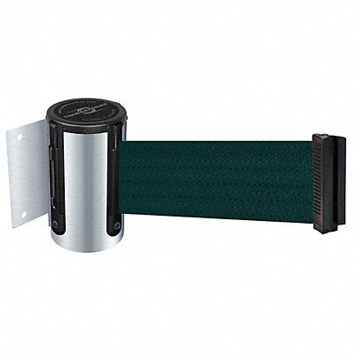 TENSABARRIER 896STD1SMAXNOG6XC D0096 Belt Barrier Chrome Belt Color Green