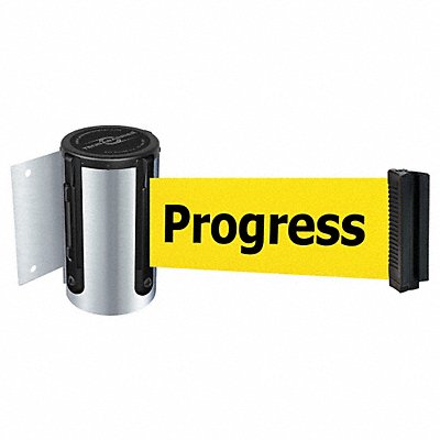 TENSABARRIER 896STD1SMAXNOYCXC D0097 Belt Barrier Chrome Belt Color Yellow