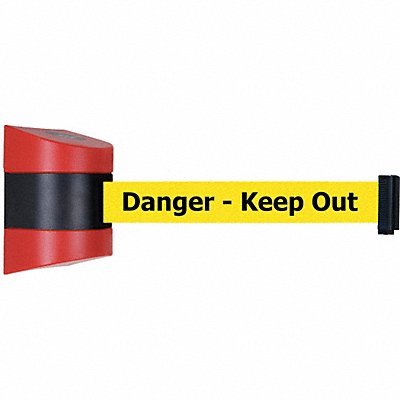 TENSABARRIER 89715S21NOYDXC D0104 Belt Barrier Red Belt Color Yellow