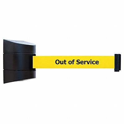 TENSABARRIER 89715S33NOYEXC D0104 Belt Barrier Black Belt Color Yellow
