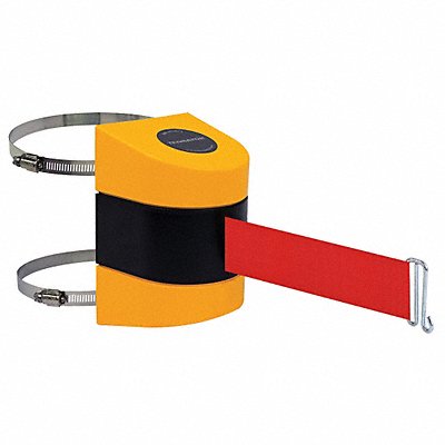 TENSABARRIER 89715C35NOR5XA D0109 Belt Barrier Yellow Belt Color Red