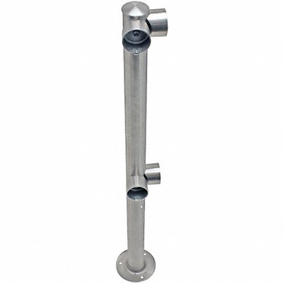 TENSABARRIER ADAPTARAIL2L536COR1P Adapta-Rail Corner Post Polished Chrome