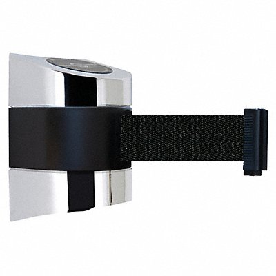TENSABARRIER 89724S1PNOB9XC D0114 Belt Barrier Chrome Belt Color Black