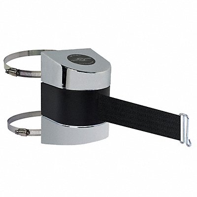 TENSABARRIER 89724C1PNOB9XA D0121 Belt Barrier Chrome Belt Color Black