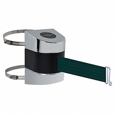 TENSABARRIER 89724C1PNOG6XA D0121 Belt Barrier Chrome Belt Color Green