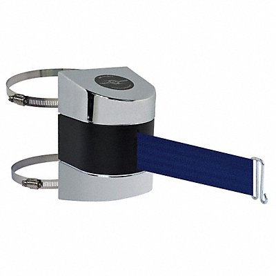 TENSABARRIER 89724C1PNOL5XA D0121 Belt Barrier Chrome Belt Color Blue