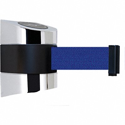 TENSABARRIER 89730S1PNOL5XC D0127 Belt Barrier Chrome Belt Color Blue