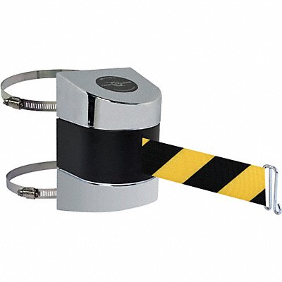 TENSABARRIER 89730C1PNOD4XA D0134 Belt Barrier Chrome Belt Yellow/Black