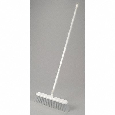 VIKAN 292056053 Push Broom 53 in Handle L 16 in Face