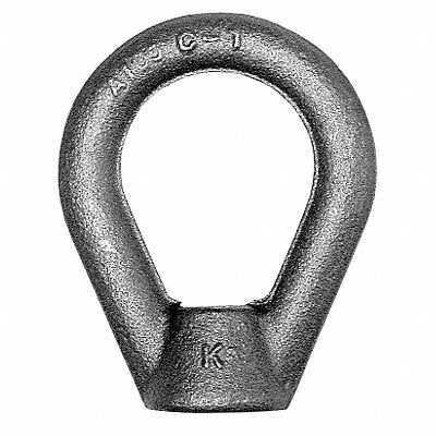 KEN FORGING EN3 Eye Nut SS Black Oxide Finish 2 1/2 H