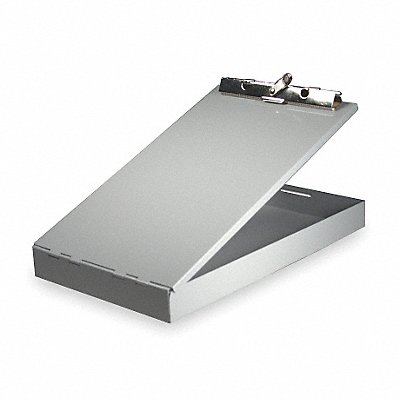GRAINGER 213 Storage Clipboard Memo Size Metal Silver