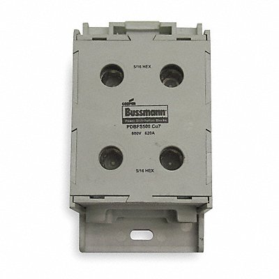 BUSSMANN PDBFS500 Power Distribution Block Al/Cu 600V AC/DC