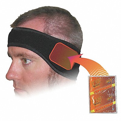 HEAT FACTORY 1760BK Headband Black Universal