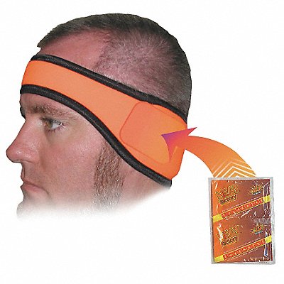 HEAT FACTORY 1760BO Headband Orange Universal